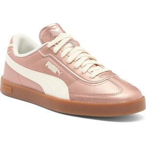 Puma Club II Era metallic rose gold/white sneaker, size 6